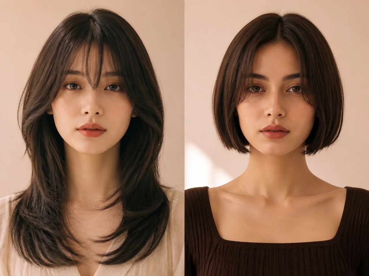 Face framing compared with a precise perimeter