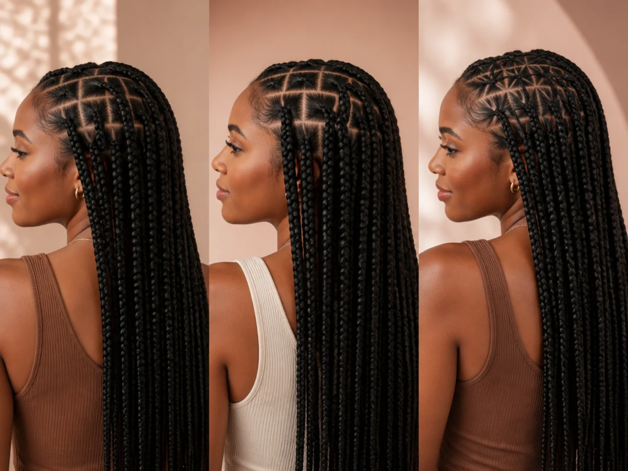 Three parting grids compared for styling range
