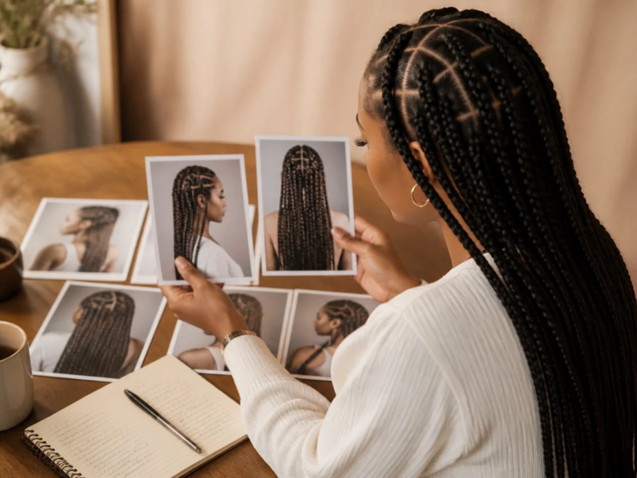Notes and photographs comparing several braid sets