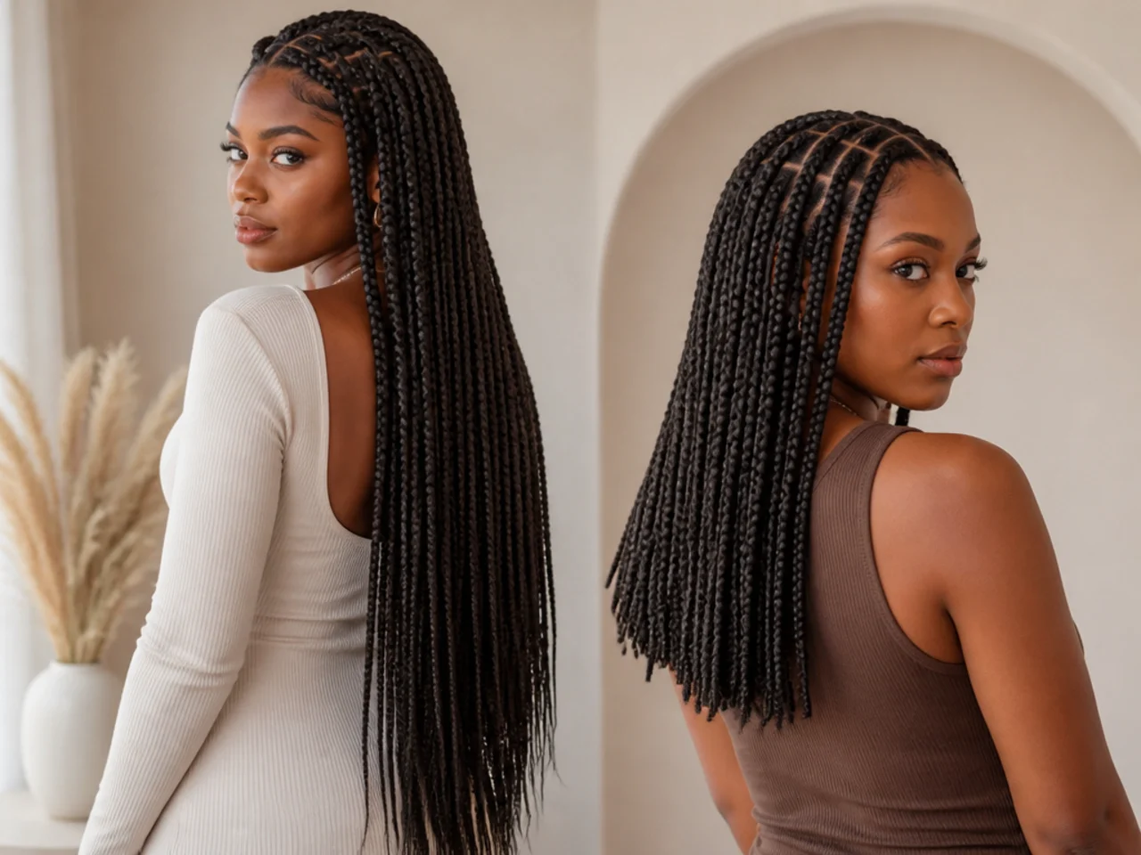 A comparison of long and mid-back braid sets