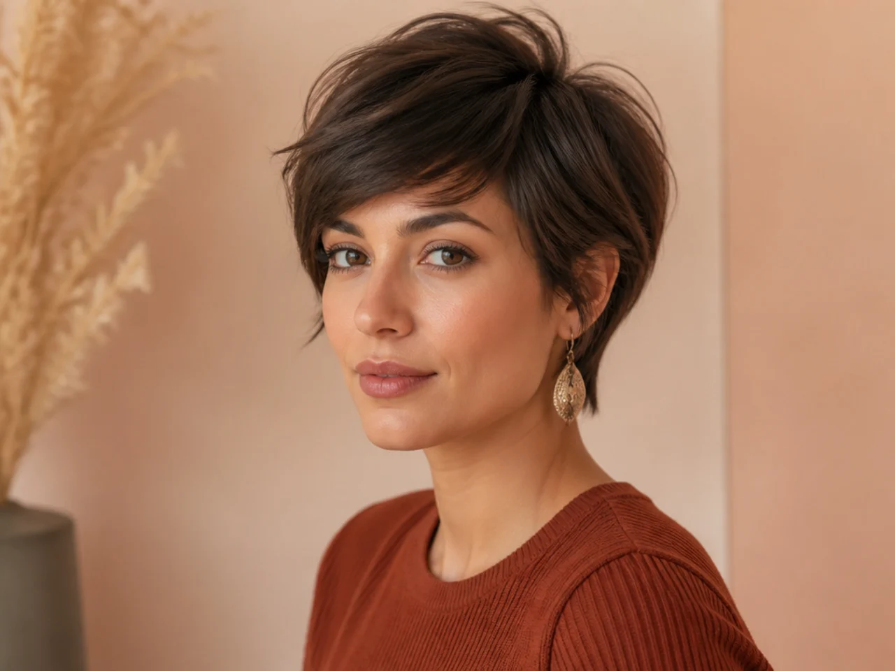 Long Layered Pixie