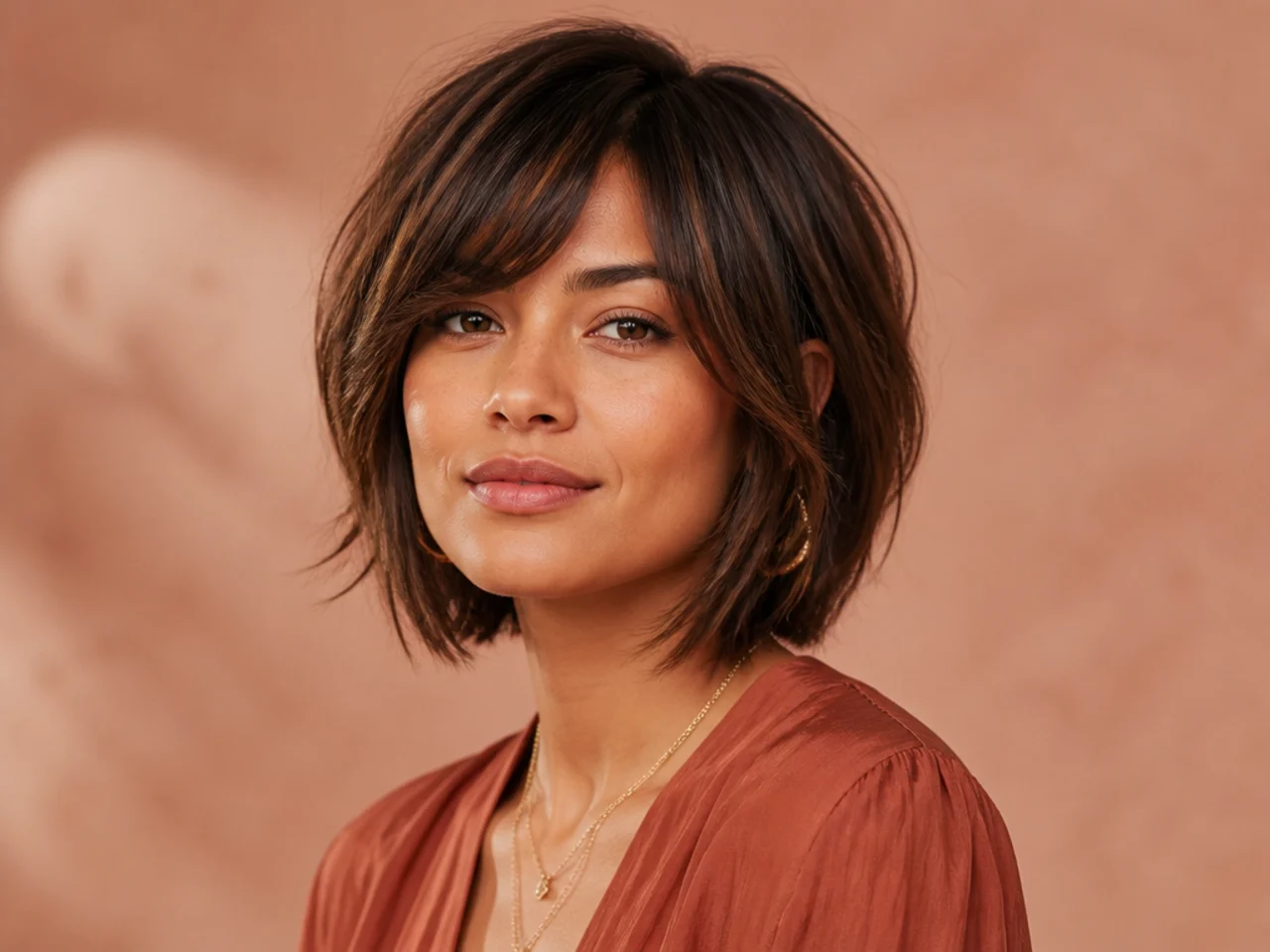 What is a layered bob haircut?