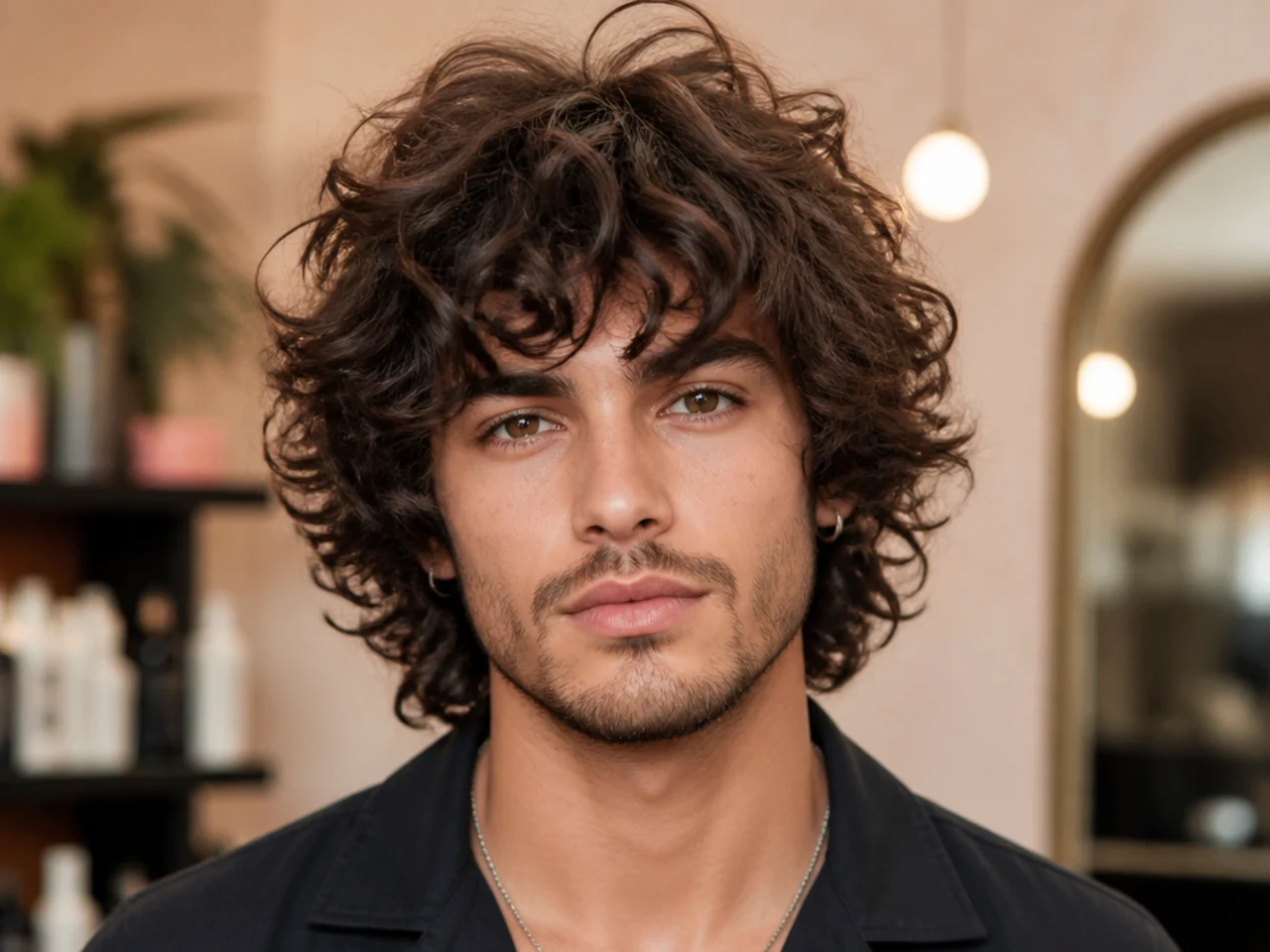 Curly Shaggy Haircut