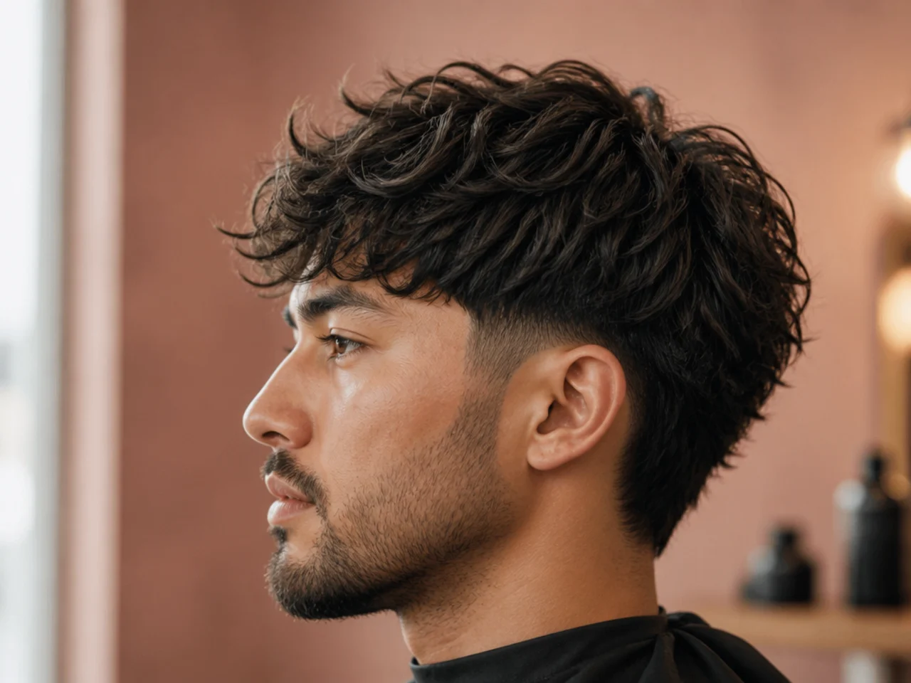 Fully Shaggy Style with Low Fade