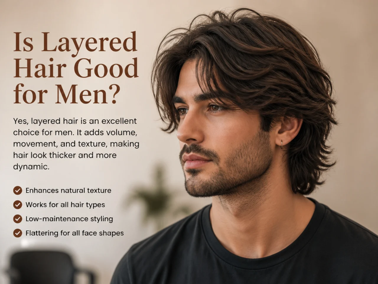 Is Layered Hair Good for Men?