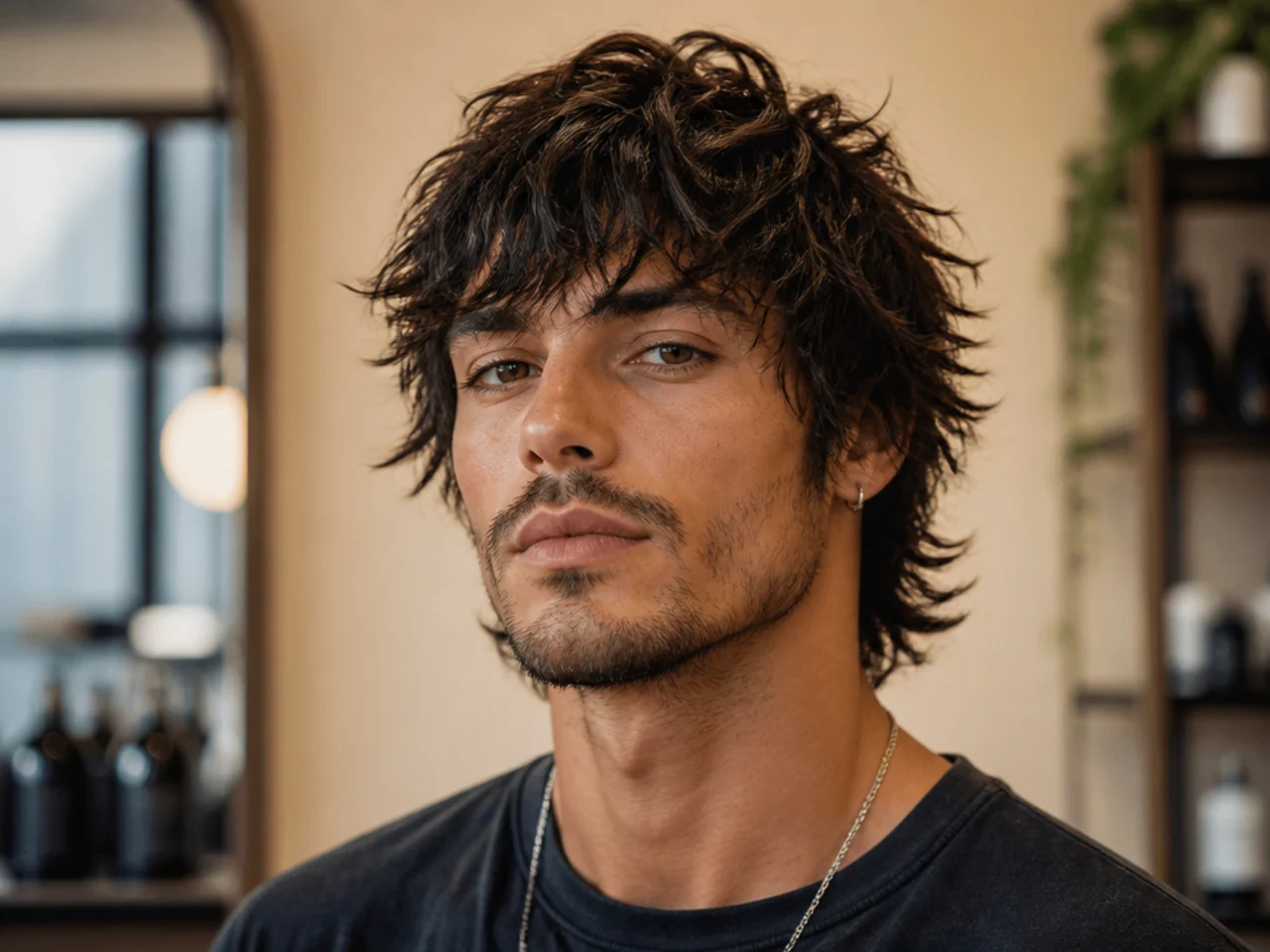 Textured Shaggy Haircut