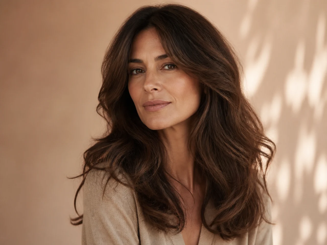 Layers on wavy hair