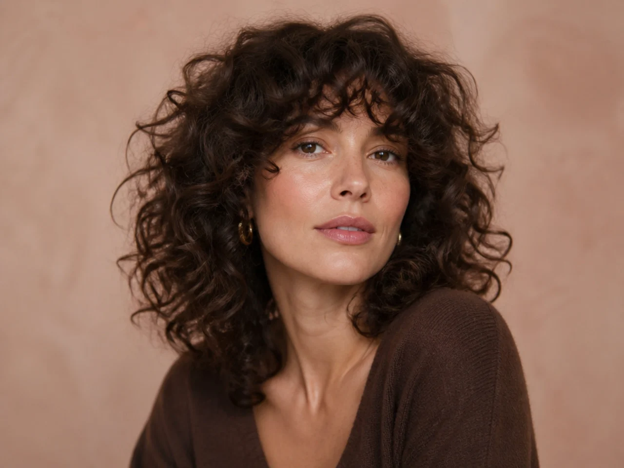 Layers on curly hair