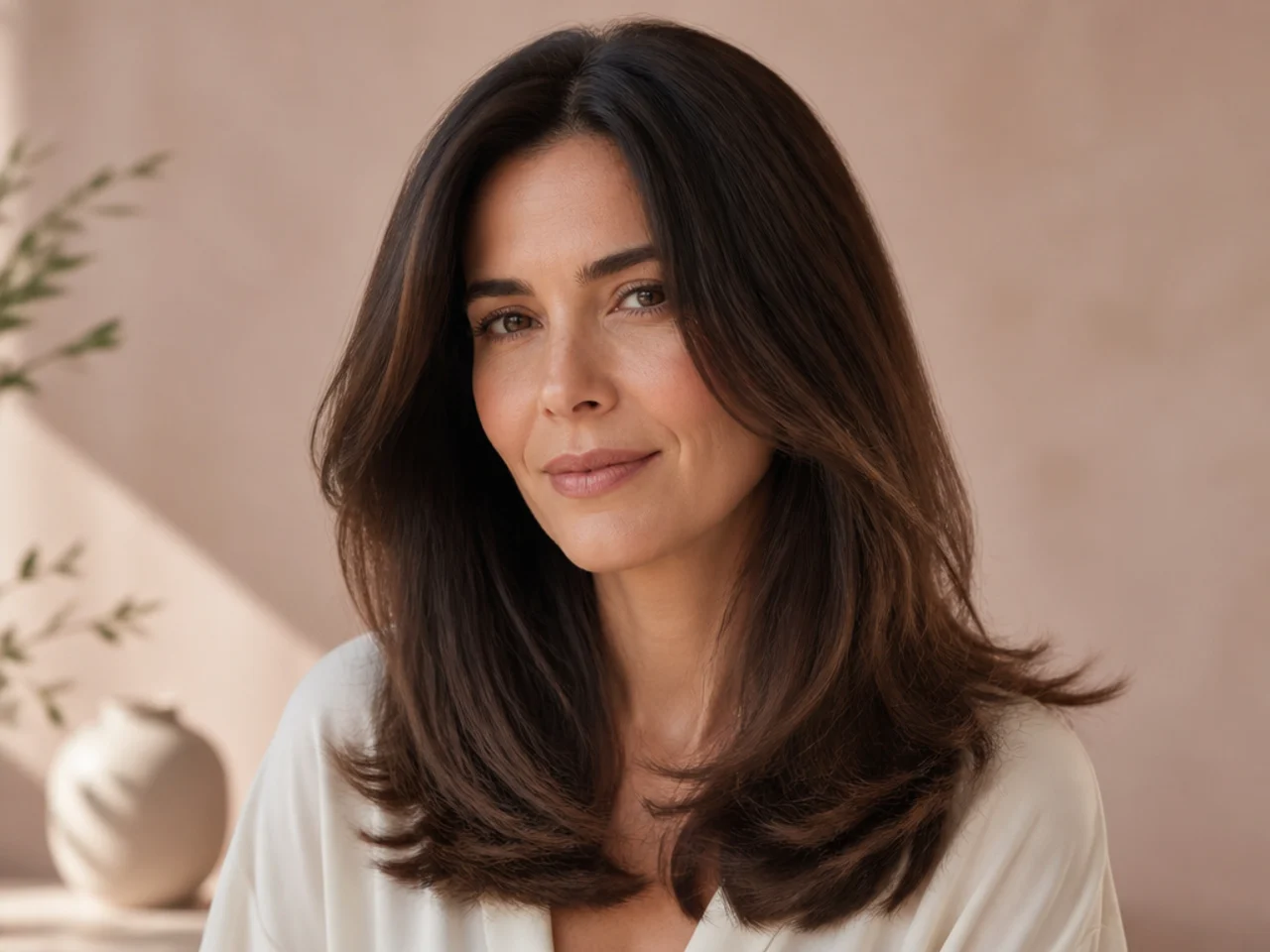 Hair with internal weight removed