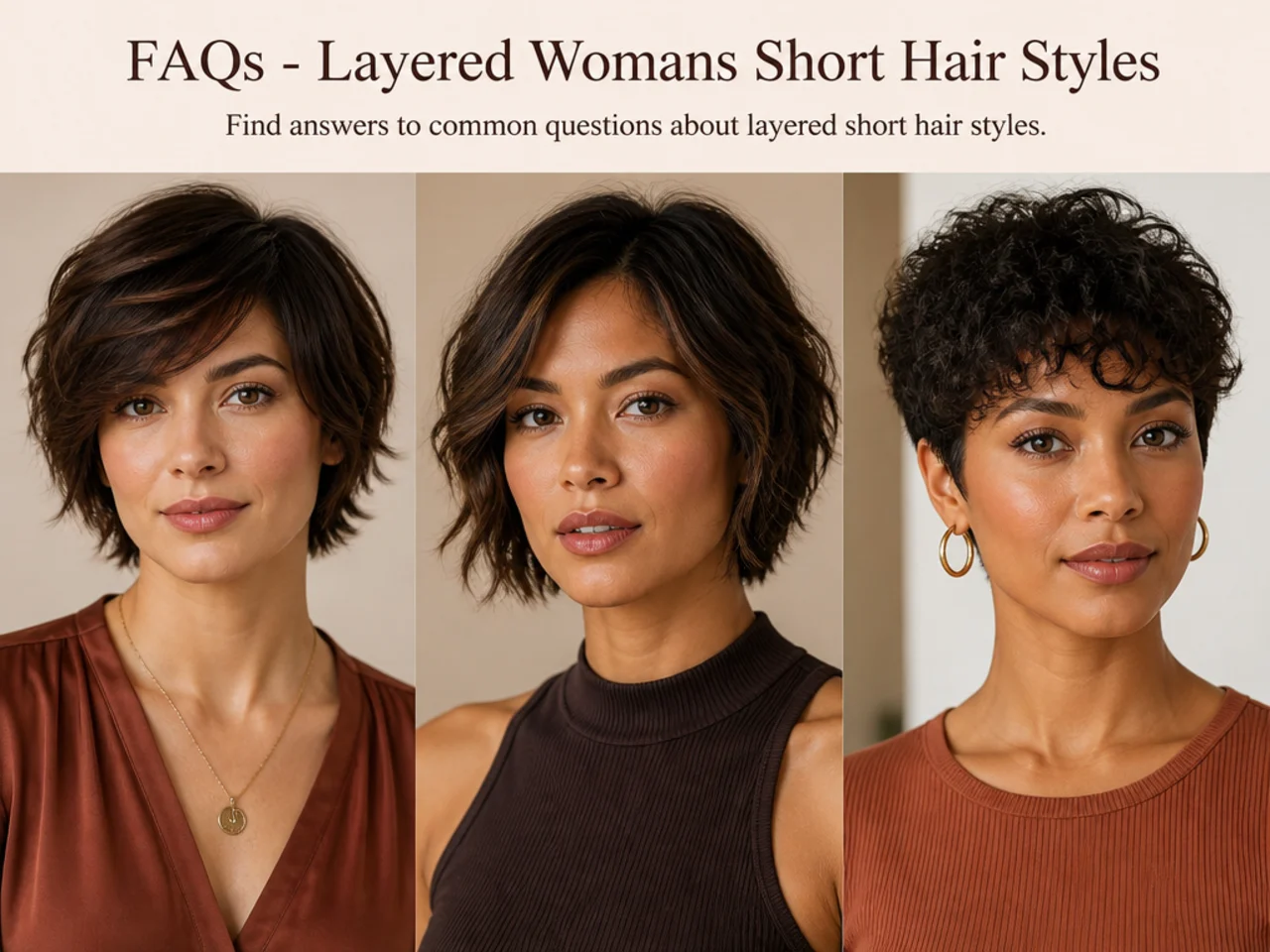 FAQs - Layered Womans Short Hair Styles