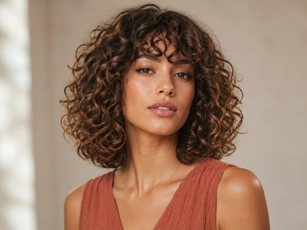 Vibrant Curly Lob