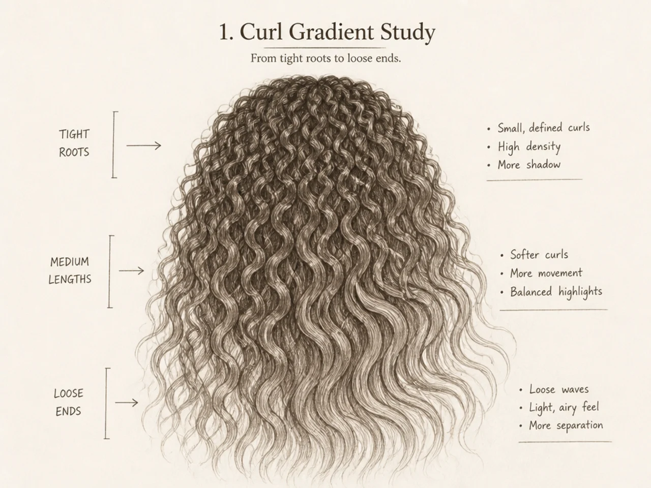20 Long Curly Hair Drawing Ideas to Try