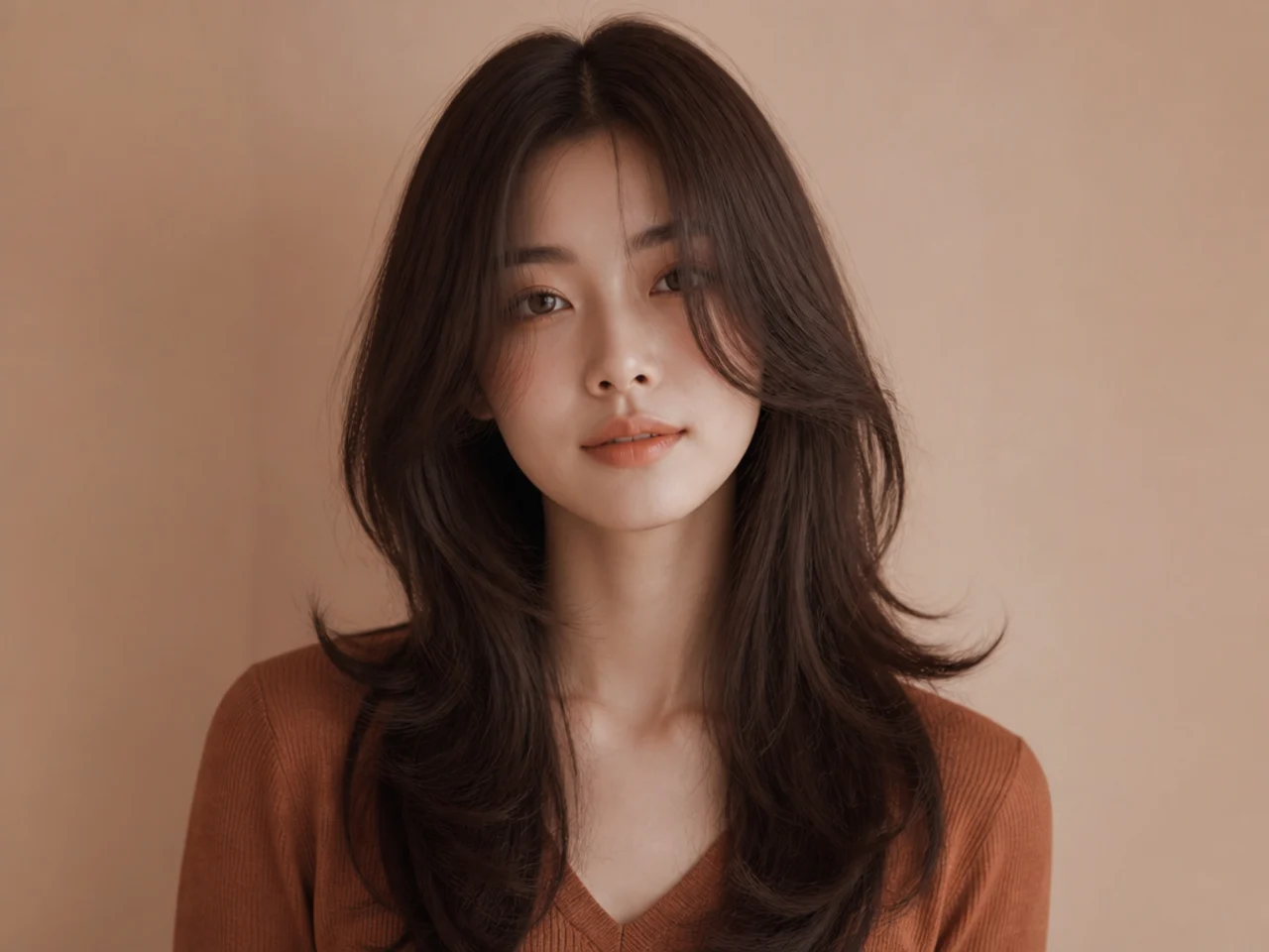 Long hair with internal weight removed