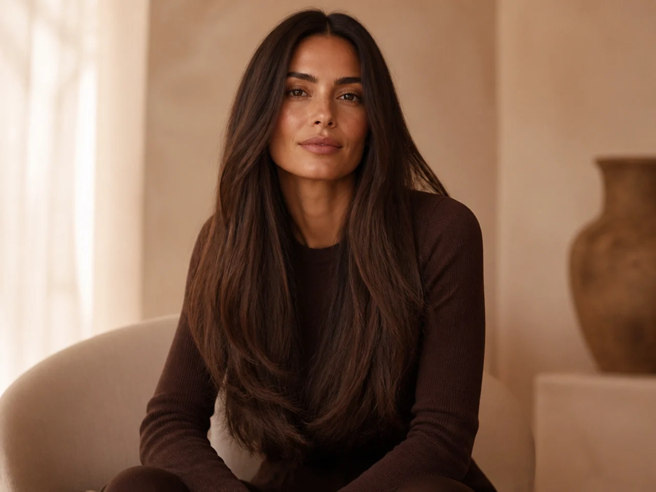 Waist-length hair cut back to dense ends