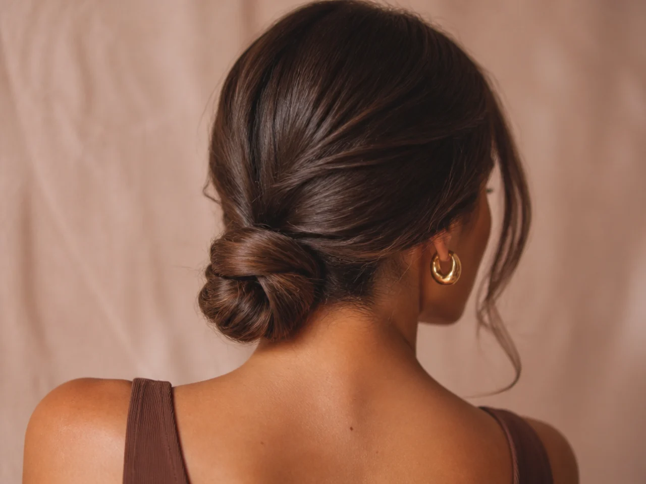 A knot at the nape