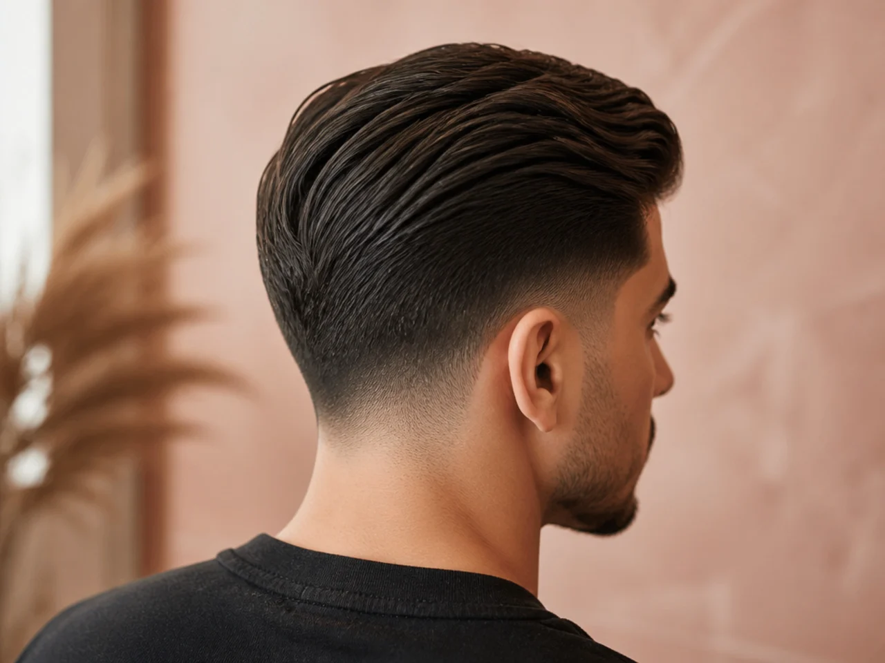 A low taper comb over