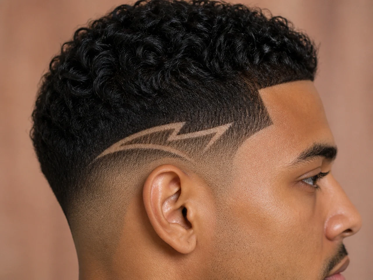 A design on a low drop fade