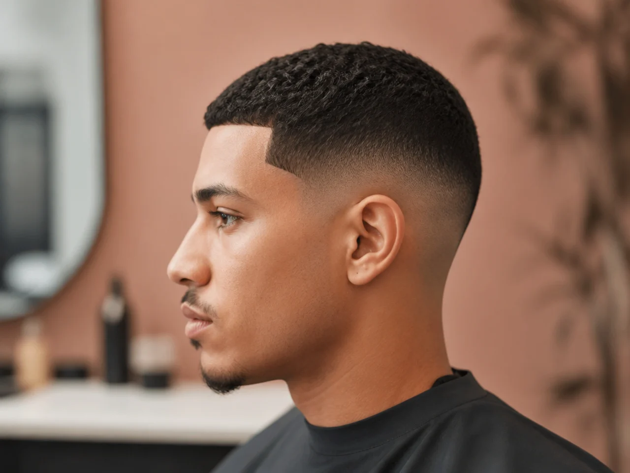 Low skin fade with very short top on a fresh clean cut