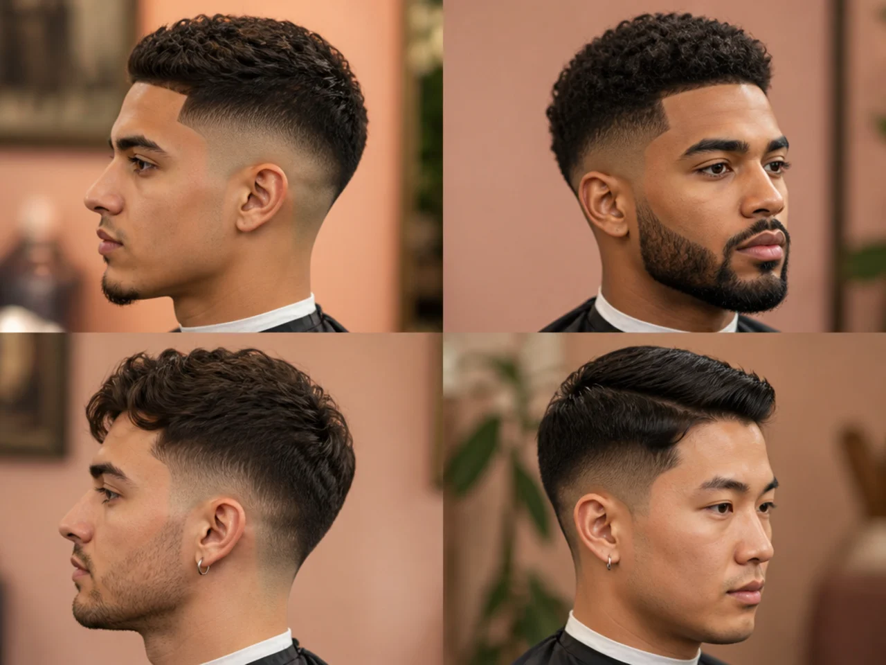 Matte hair paste, comb, and clippers laid out for maintaining a clean low fade