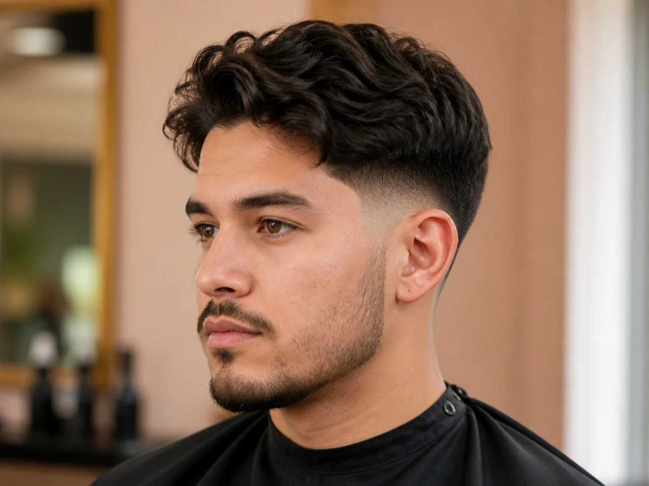 Common styling issues with a low fade and medium hair — flat crown, greasy roots, floppy sides — and their fixes