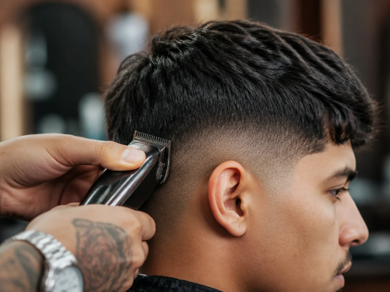A note of guard numbers shown at a barbershop