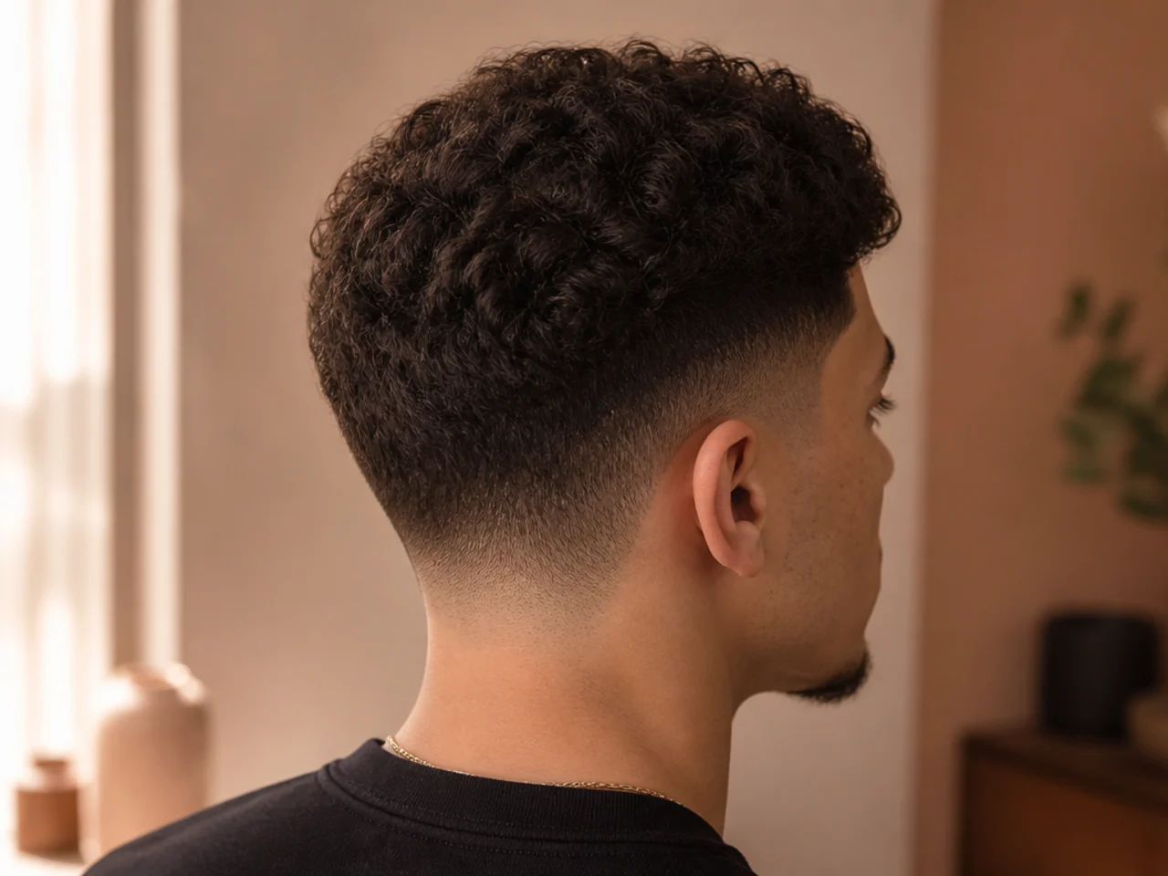 A low fade at week four with no styling