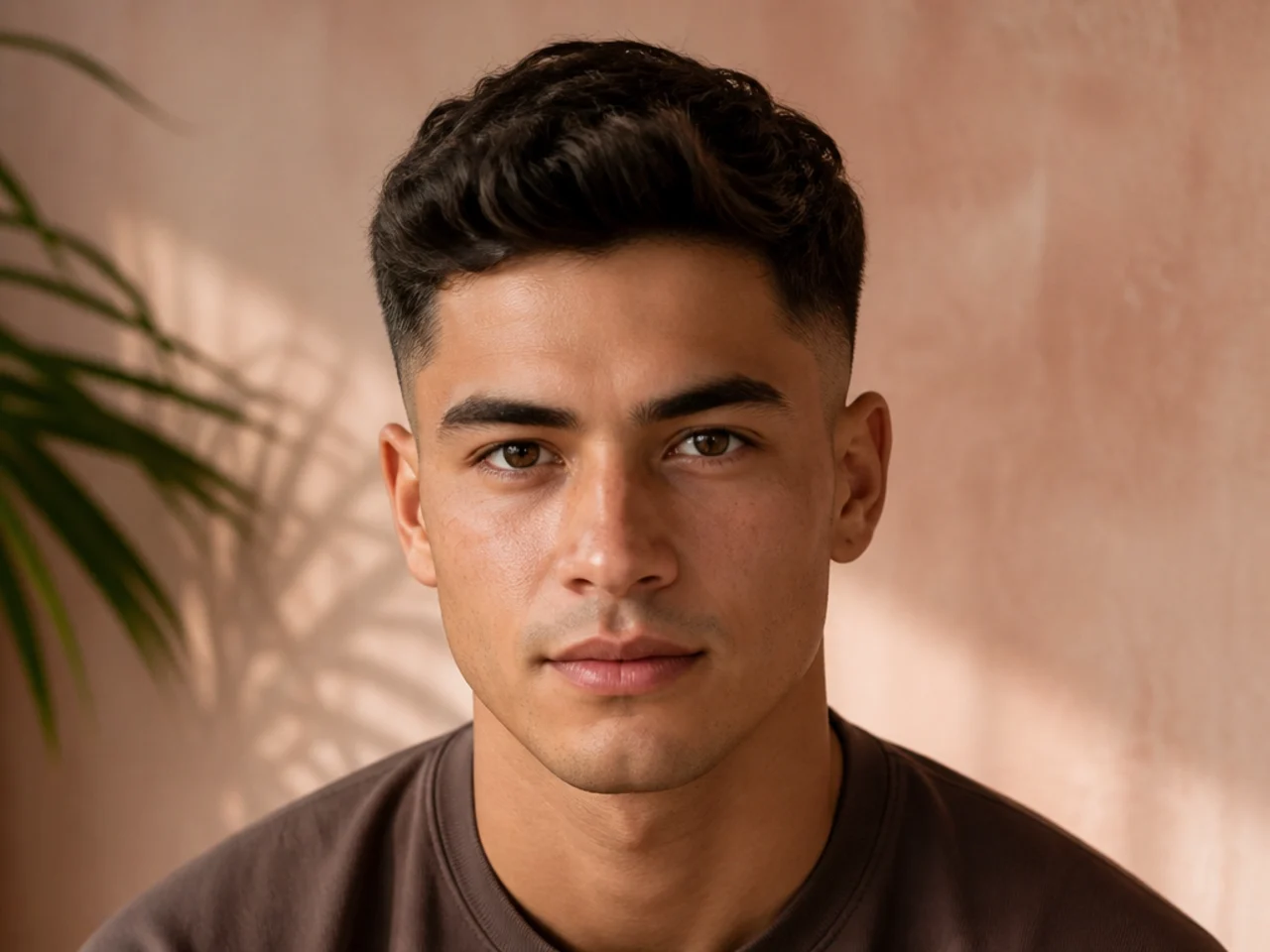 A low fade cut with three guards