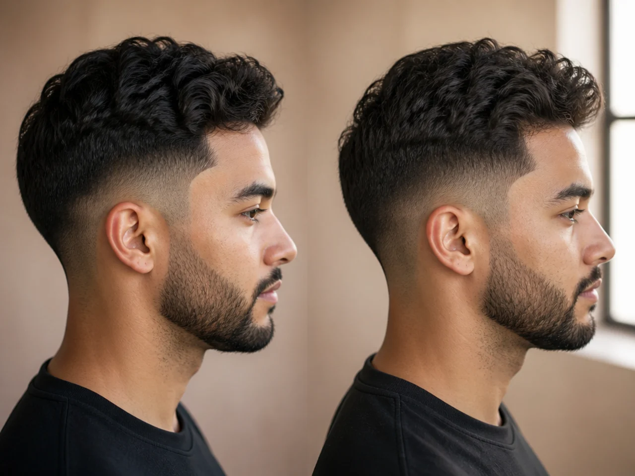A low fade at week one and week three compared