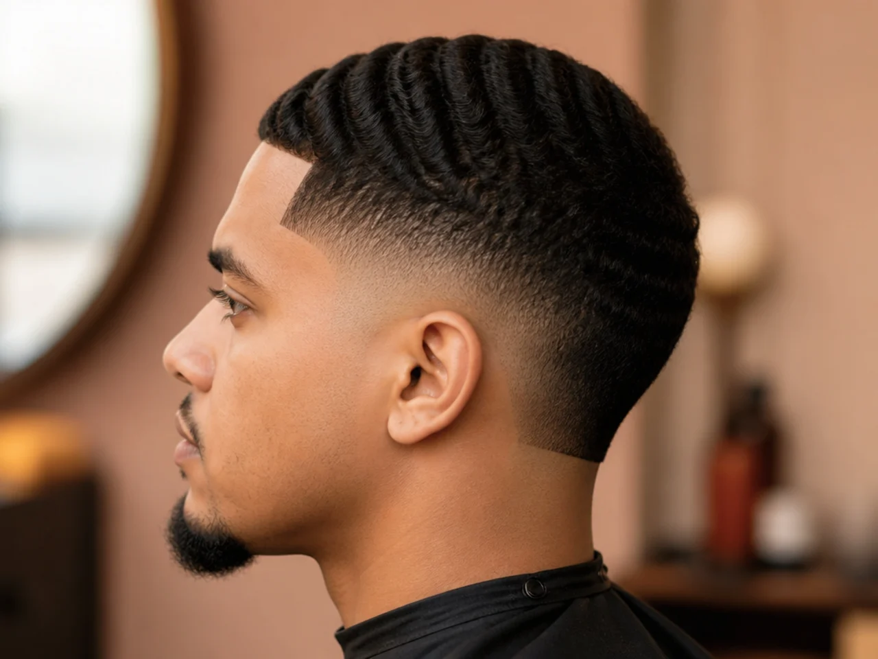 Low fade waves with a blocked nape