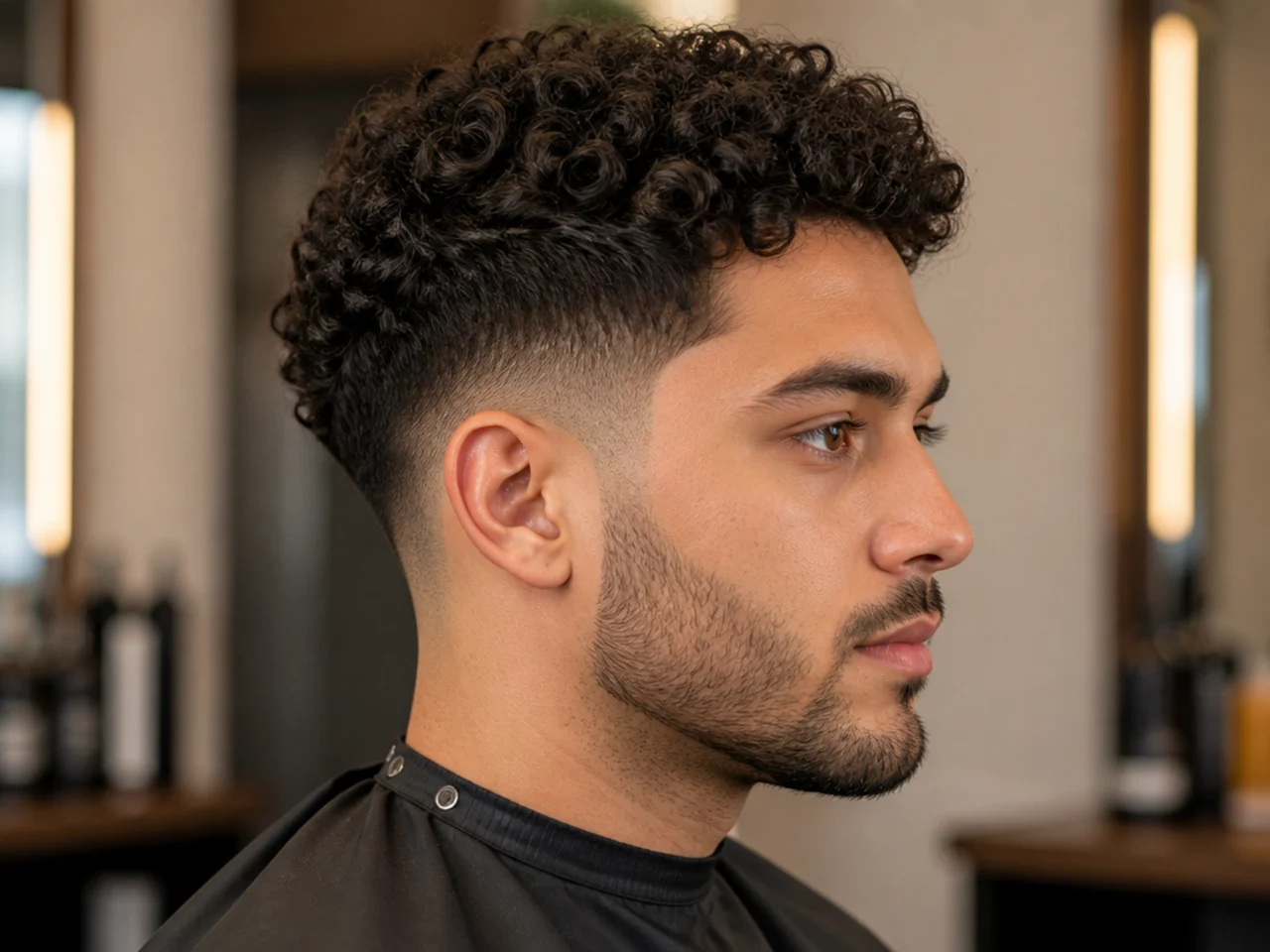 Can a low fade work with curly hair?