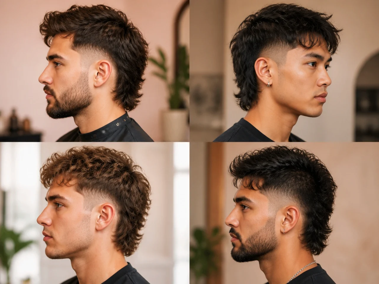 Modern Low Fade Mullet