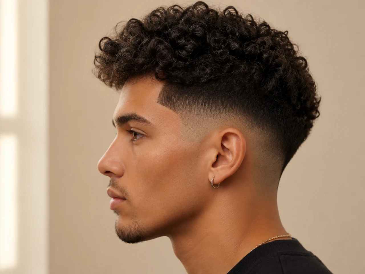 Curly Hair Fade