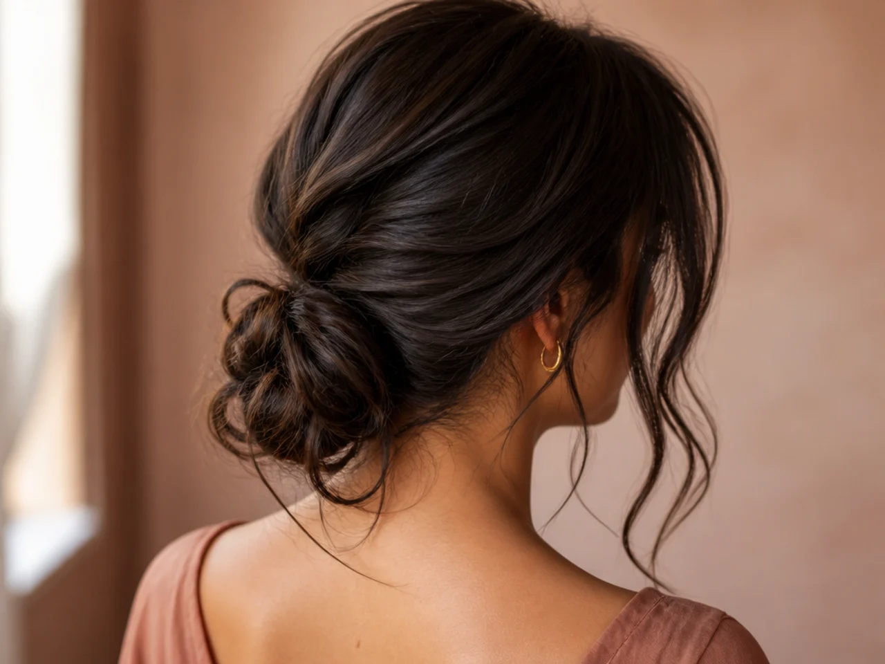 Loose pieces at the crown above collar level