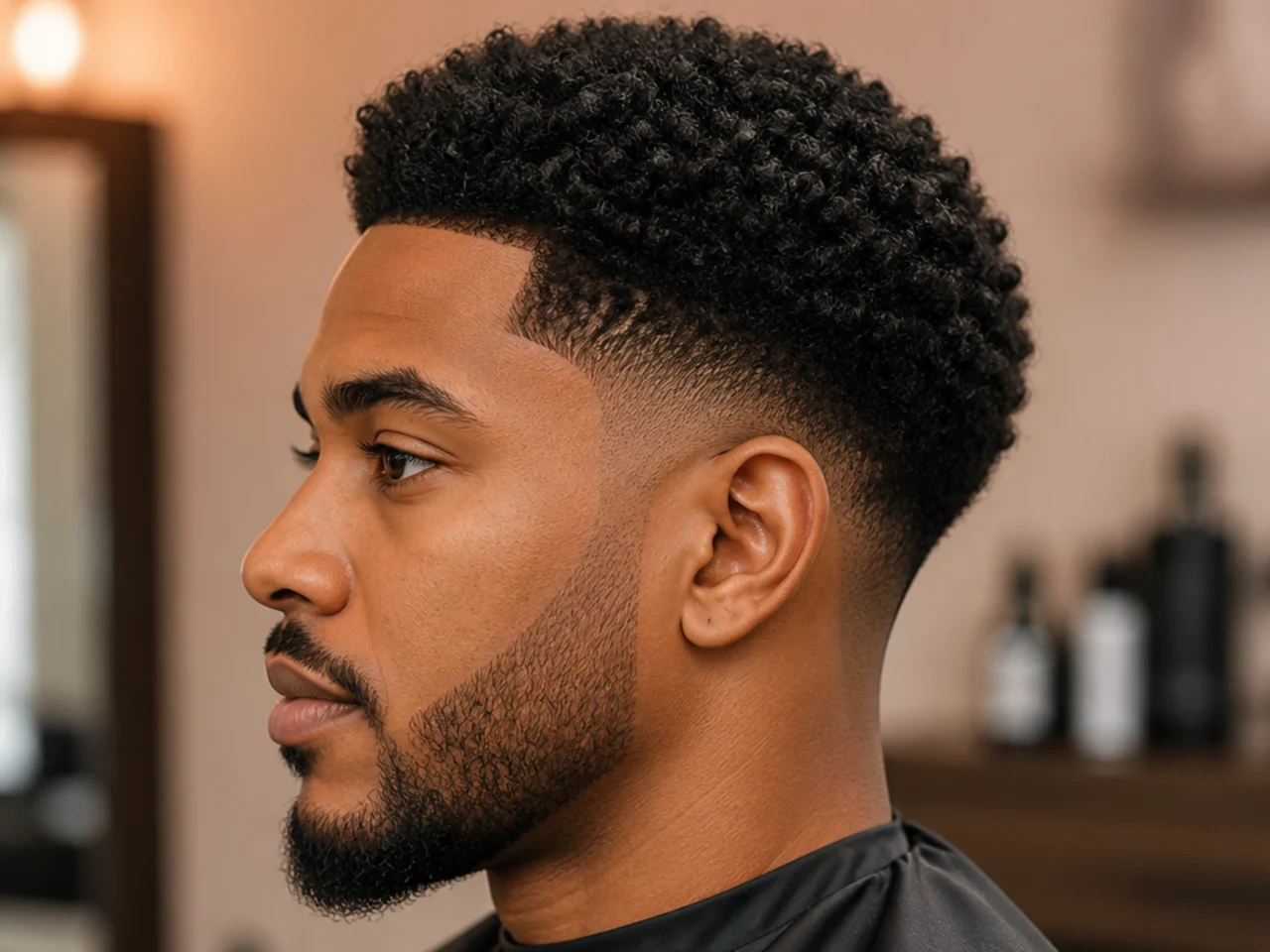 Afro Low Taper Fade