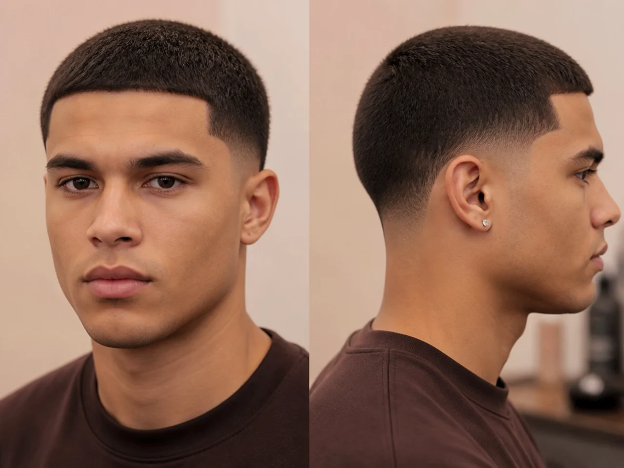 Crew Cut with Low Taper
