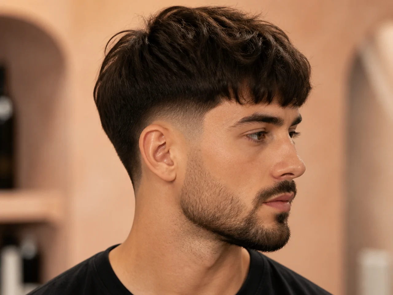 Fringe with Low Taper Fade