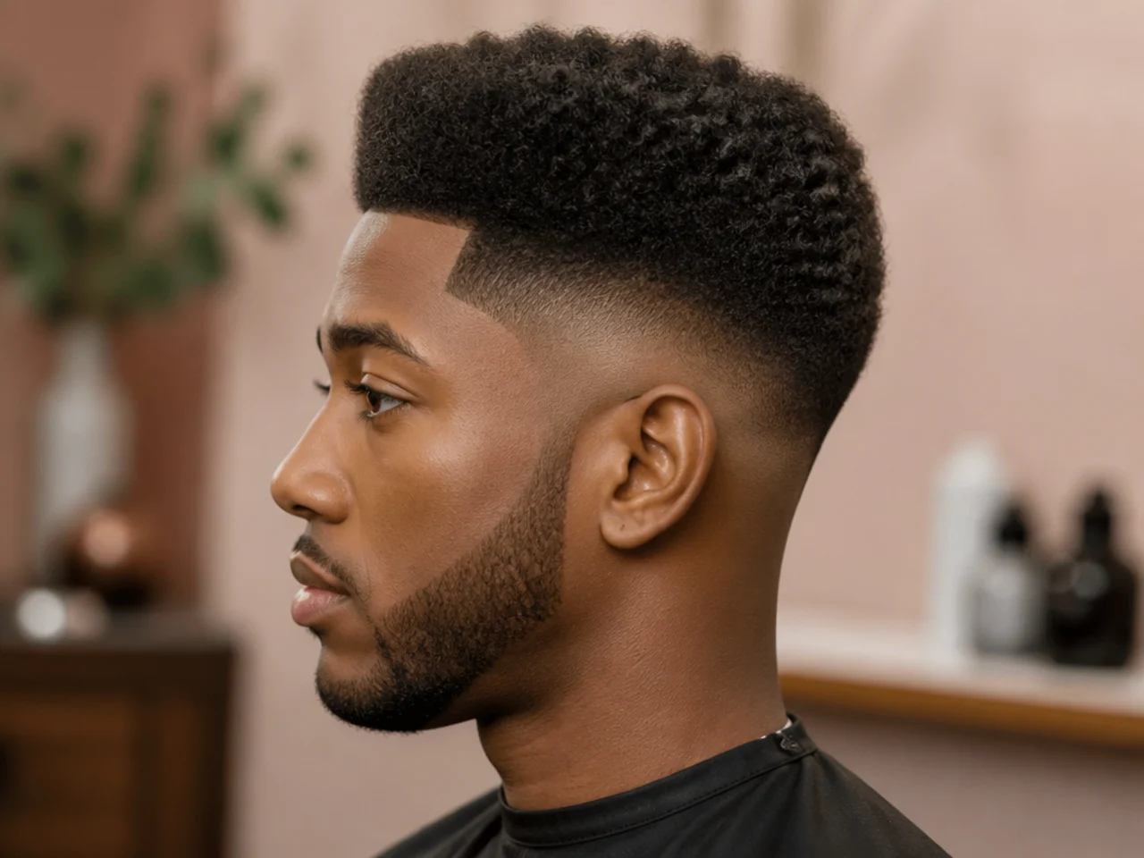 High Top with Low Taper Fade