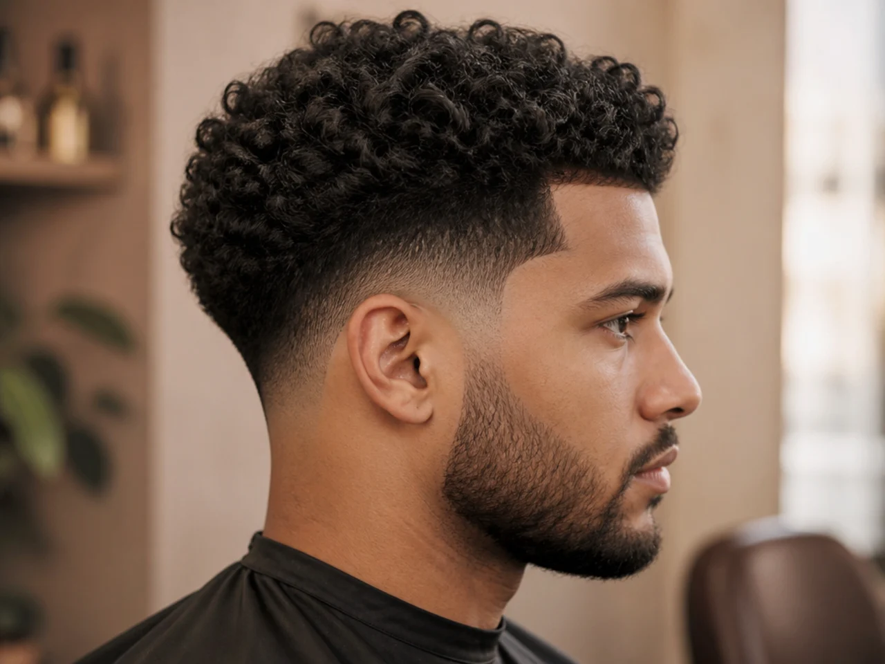 Low Temple Taper Fade
