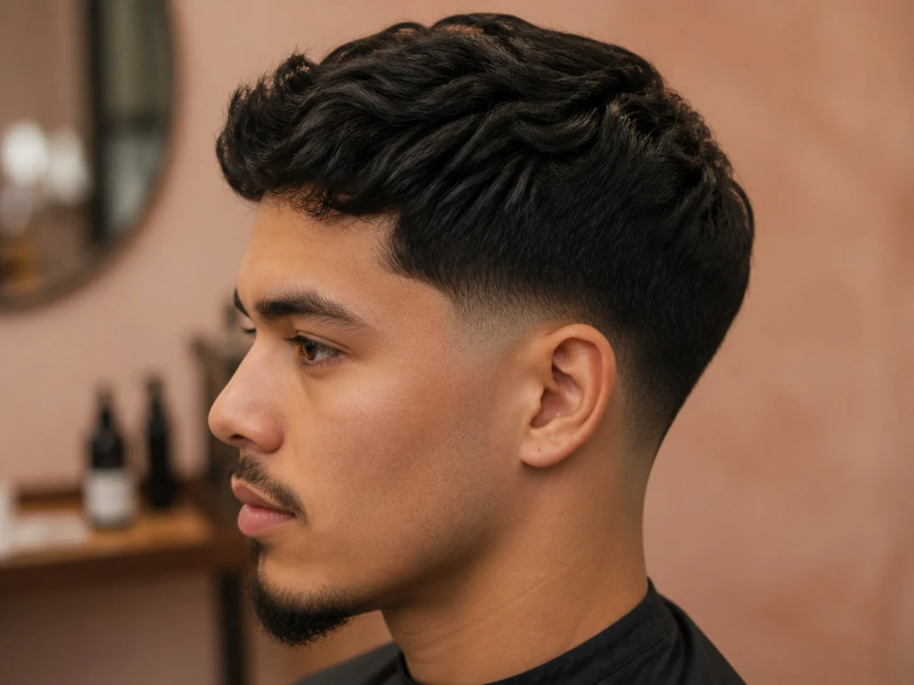 Short Hair with Low Taper Fade