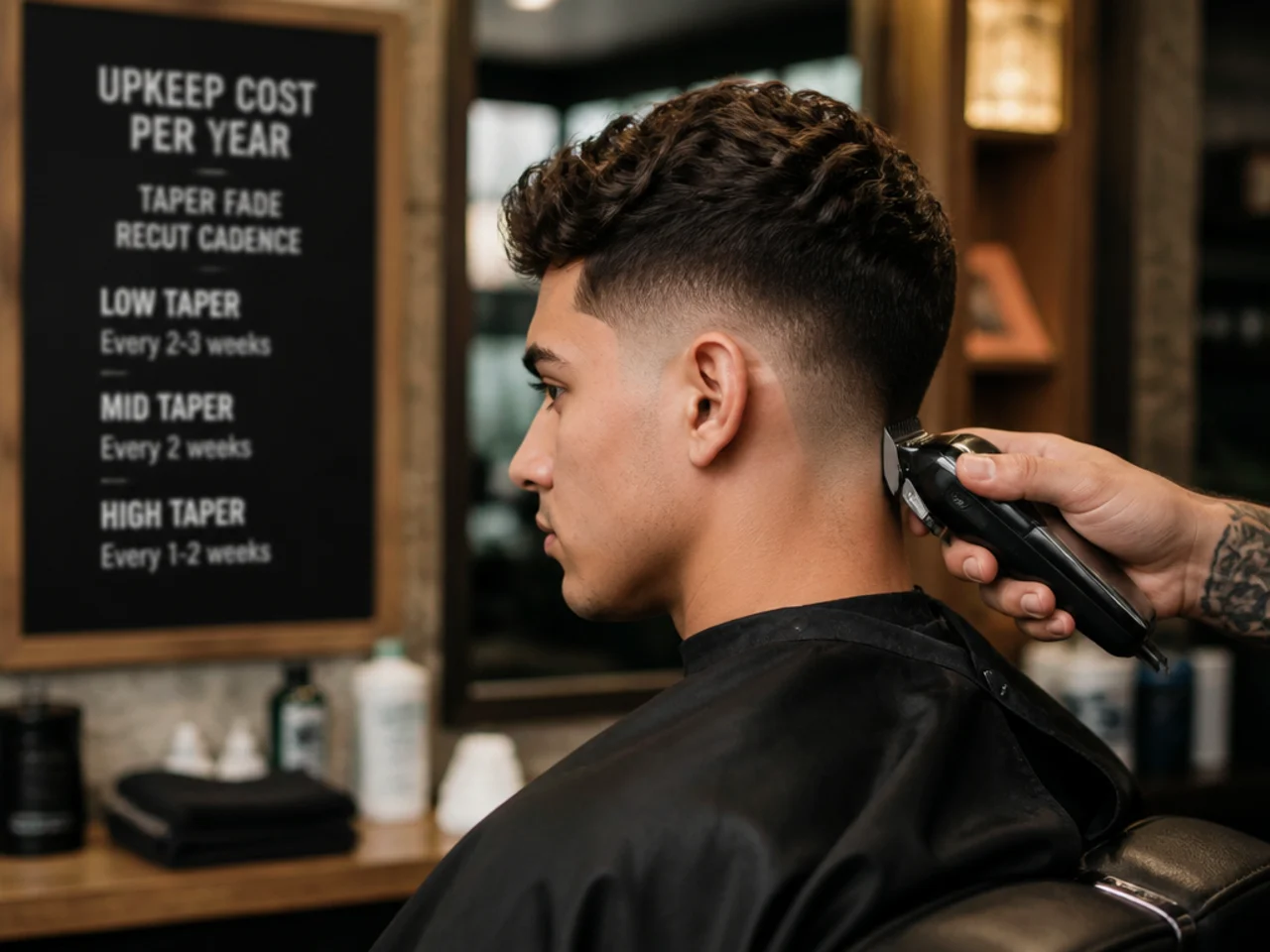 Barber chair and clippers representing the re-cut cadence