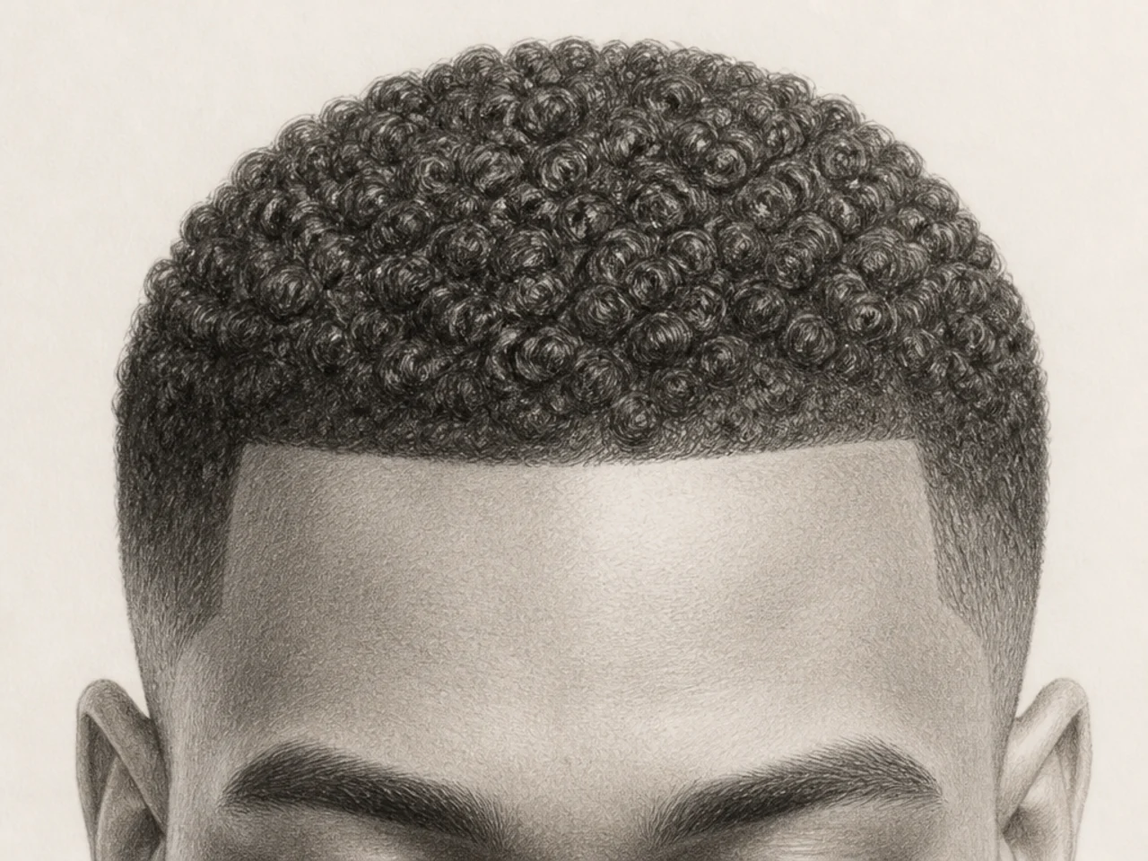 Tight coils in a close cut