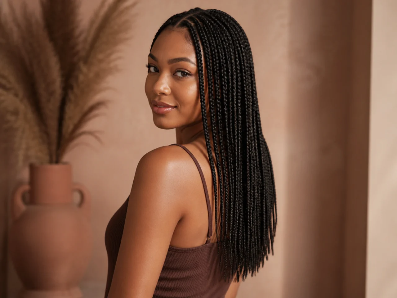25 Medium Knotless Braids Ideas to Try