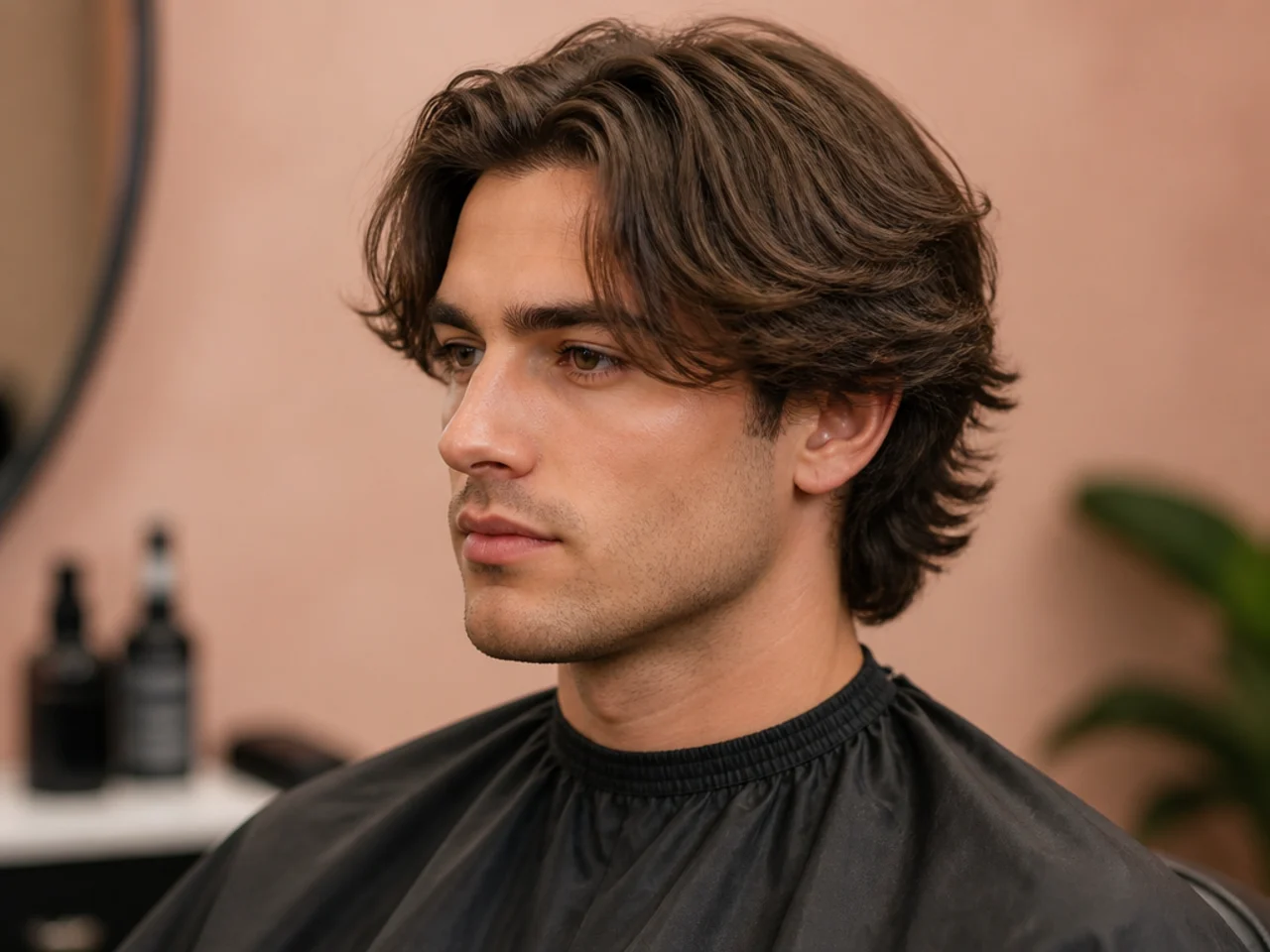 How to ask your barber for a medium length haircut for men by face shape