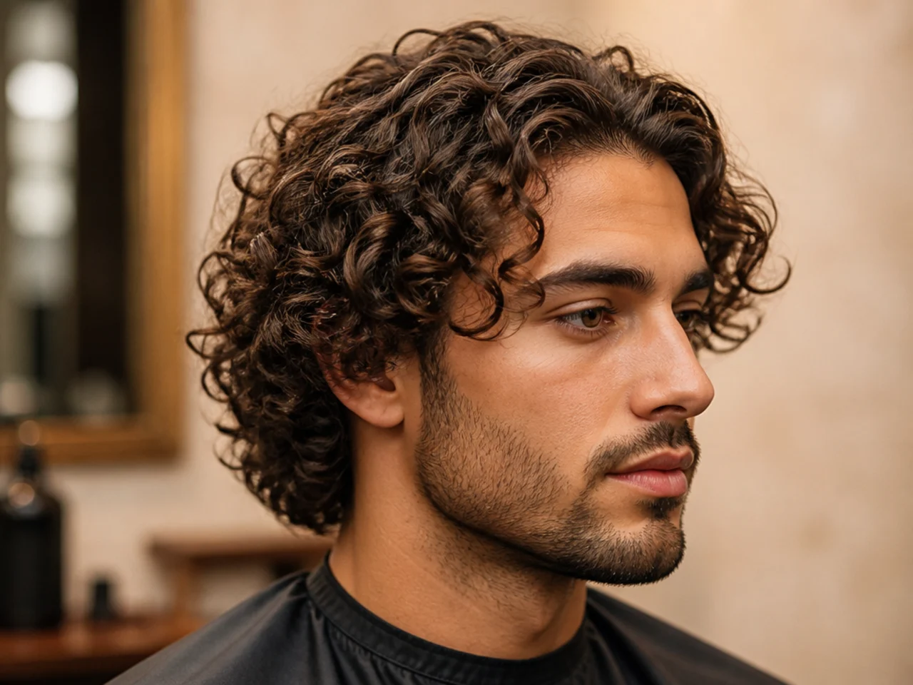 Best medium length curly cut for men