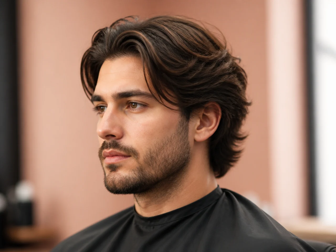 How to ask your barber for a medium length straight hair cut