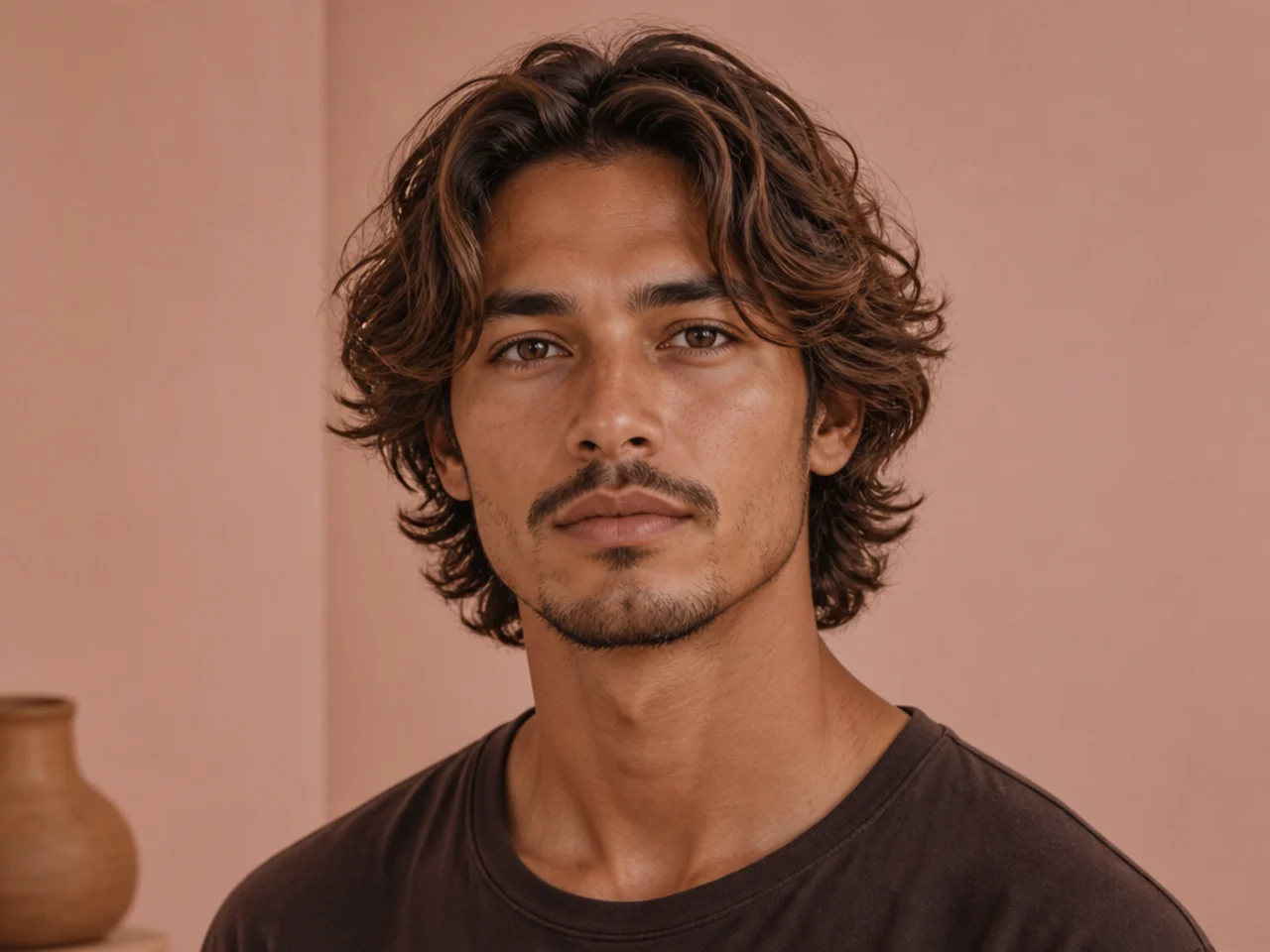 Medium surfer cut with tousled beachy waves