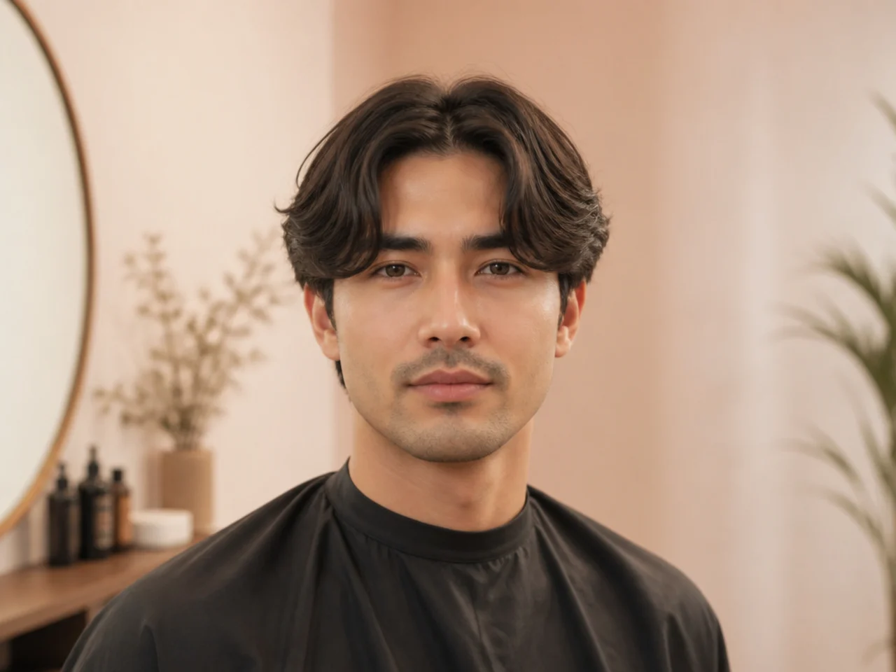 How often to trim a medium middle part