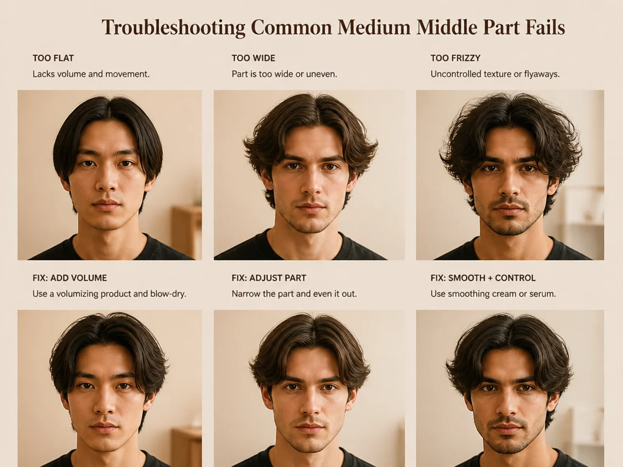 Troubleshooting common medium middle part styling problems