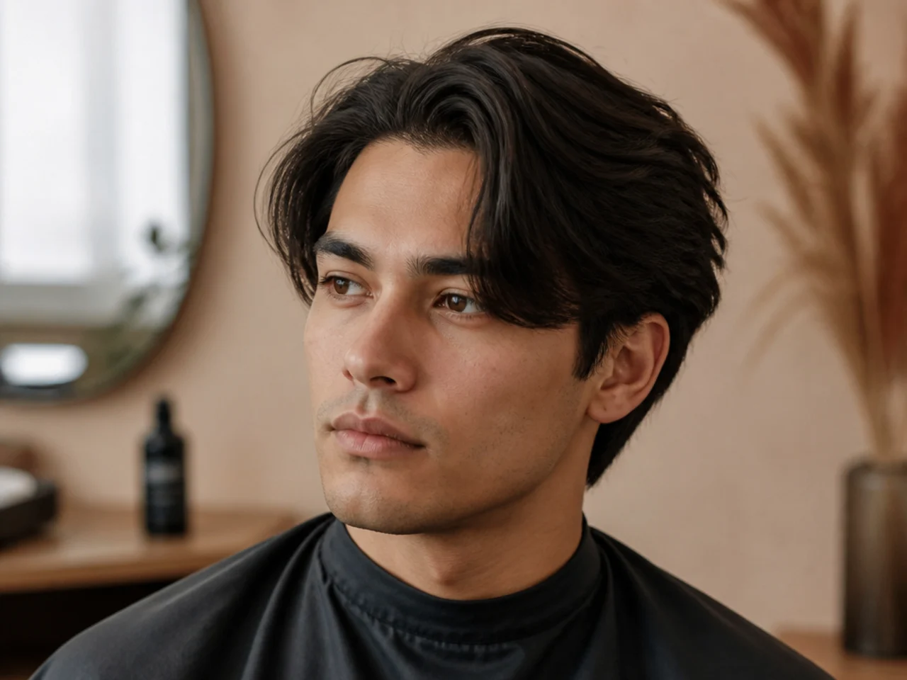 Why a middle part flips back to a side part after an hour