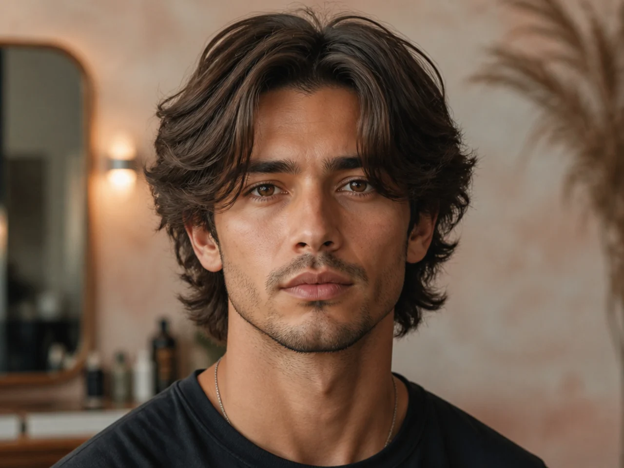 Fifteen layered medium length haircuts for men editorial lineup